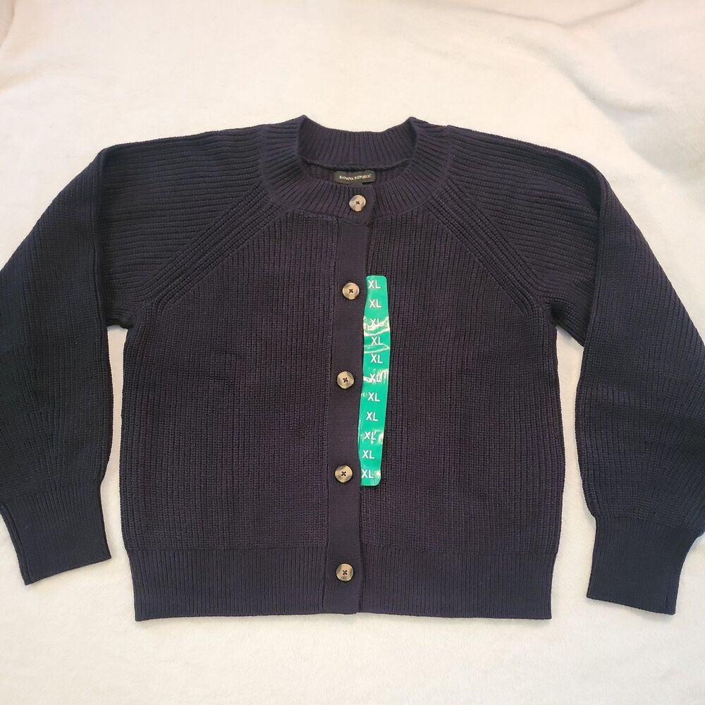 Banana Republic Women's Button-Up Cardigan NWT Black XL